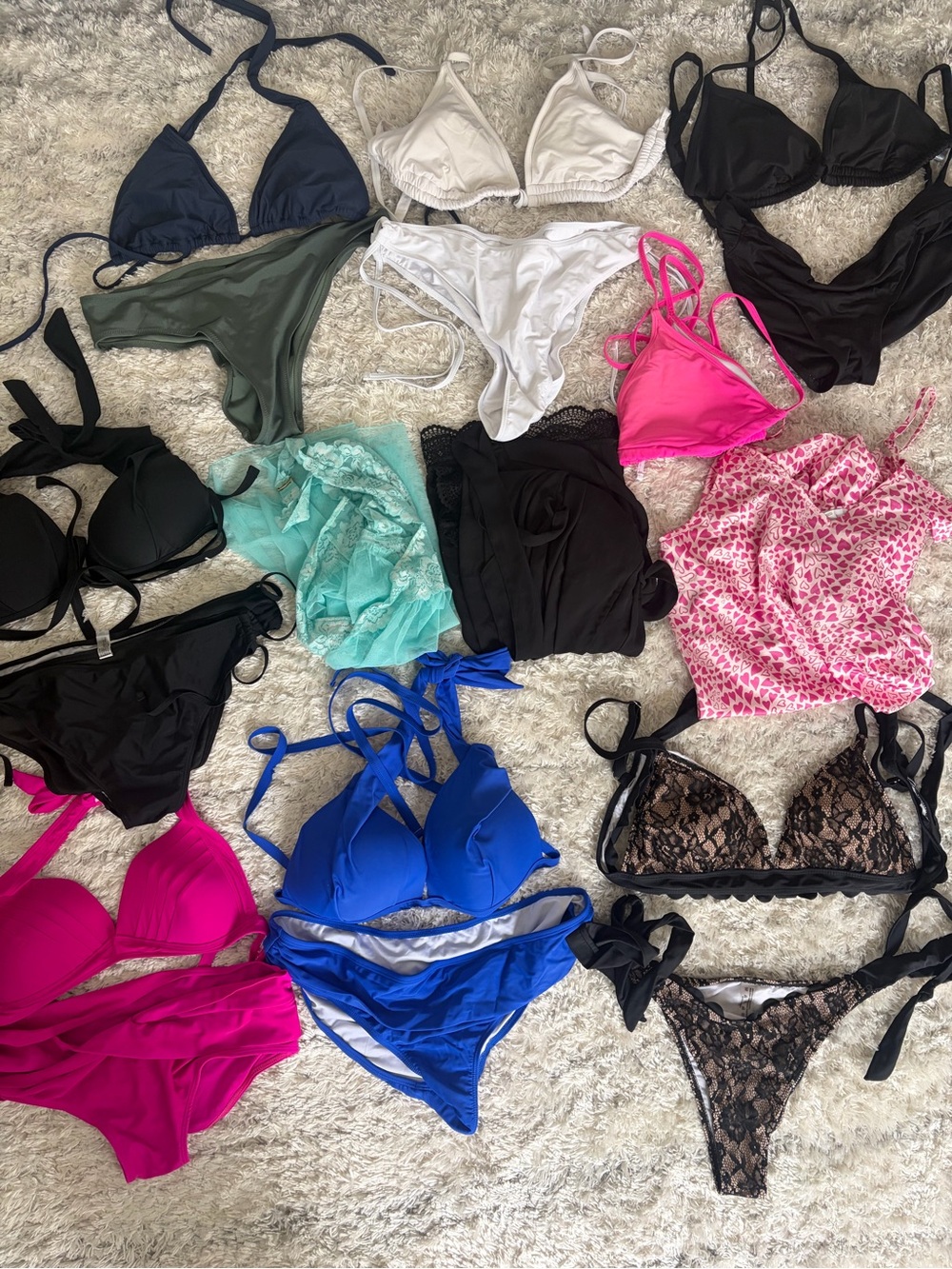 Mixed Women's Bikini Set Bundle - Multiple Colors
